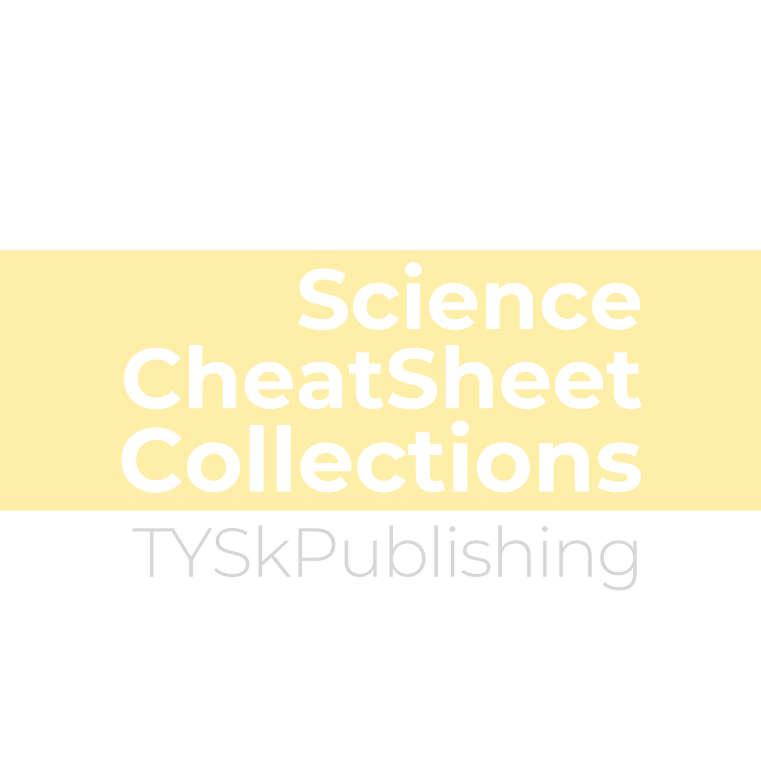 Science Cheat Sheet Collections