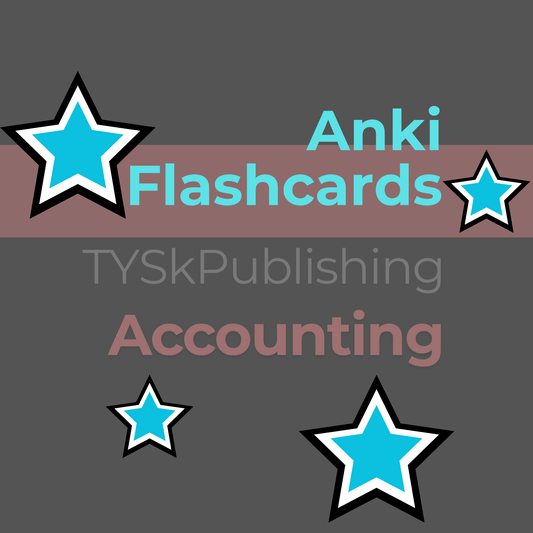 Accounting-Anki Flashcards TYSKPublishing