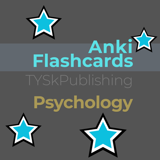 Psychology-Anki Flashcards TYSKPublishing