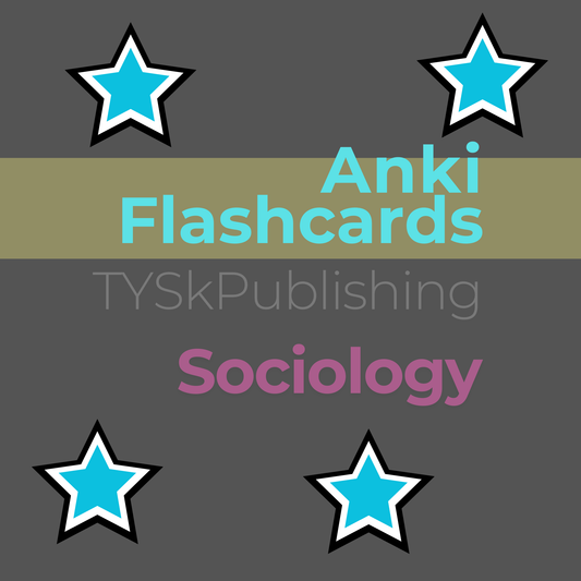 Sociology-Anki Flashcards TYSKPublishing