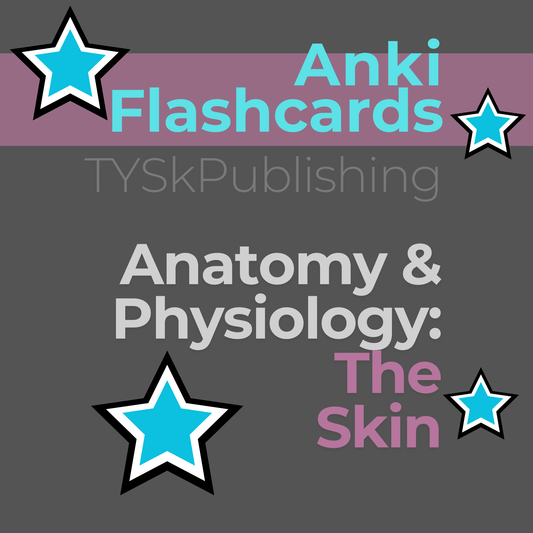 Anatomy and Physiology-The Skin-Anki Flashcards TYSKPublishing